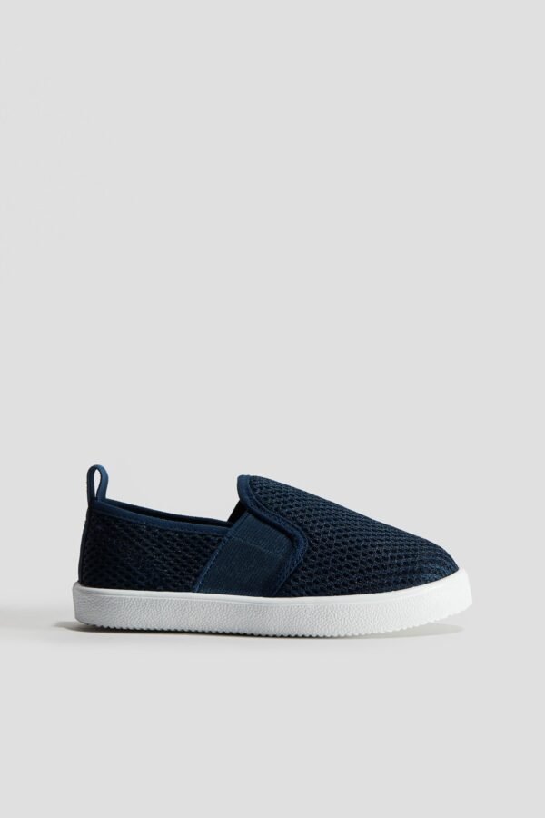 Slip-On Mesh Trainers Blue - Image 3