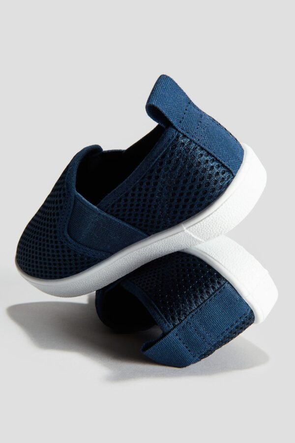 Slip-On Mesh Trainers Blue - Image 4