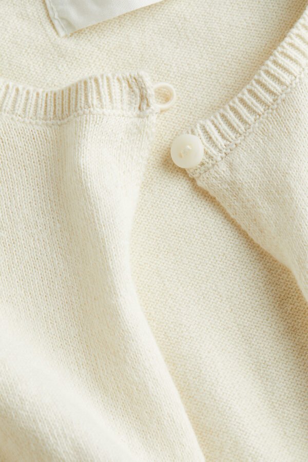 H&M Fine-Knit Bolero White - Image 3