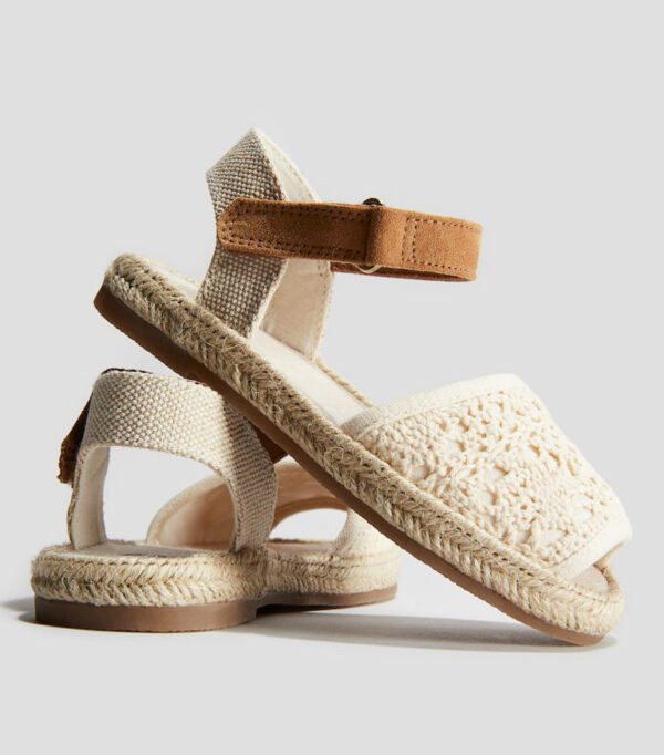 H&M Sandals Natural White/Brown - Image 3