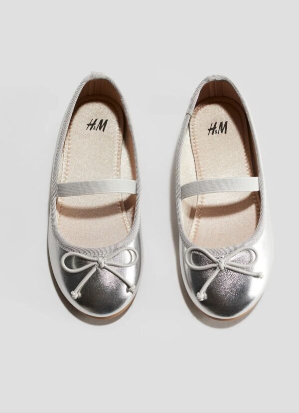 H&M Ballerina With Knot Silver