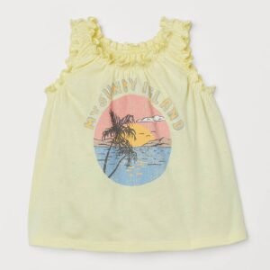 baby tank top yellow